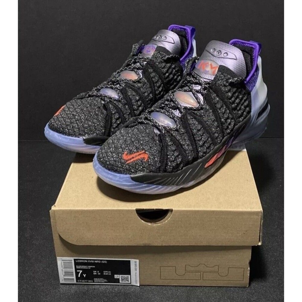 Lebron XVIII “NRG” (GS) Kids’ Size 6y / CT4677 001 Shoes